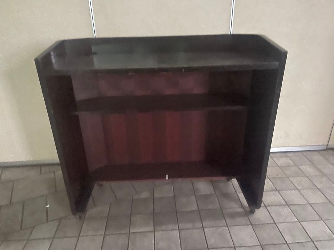 講演台　コクヨ　演台　キャスター付　キズ等あり