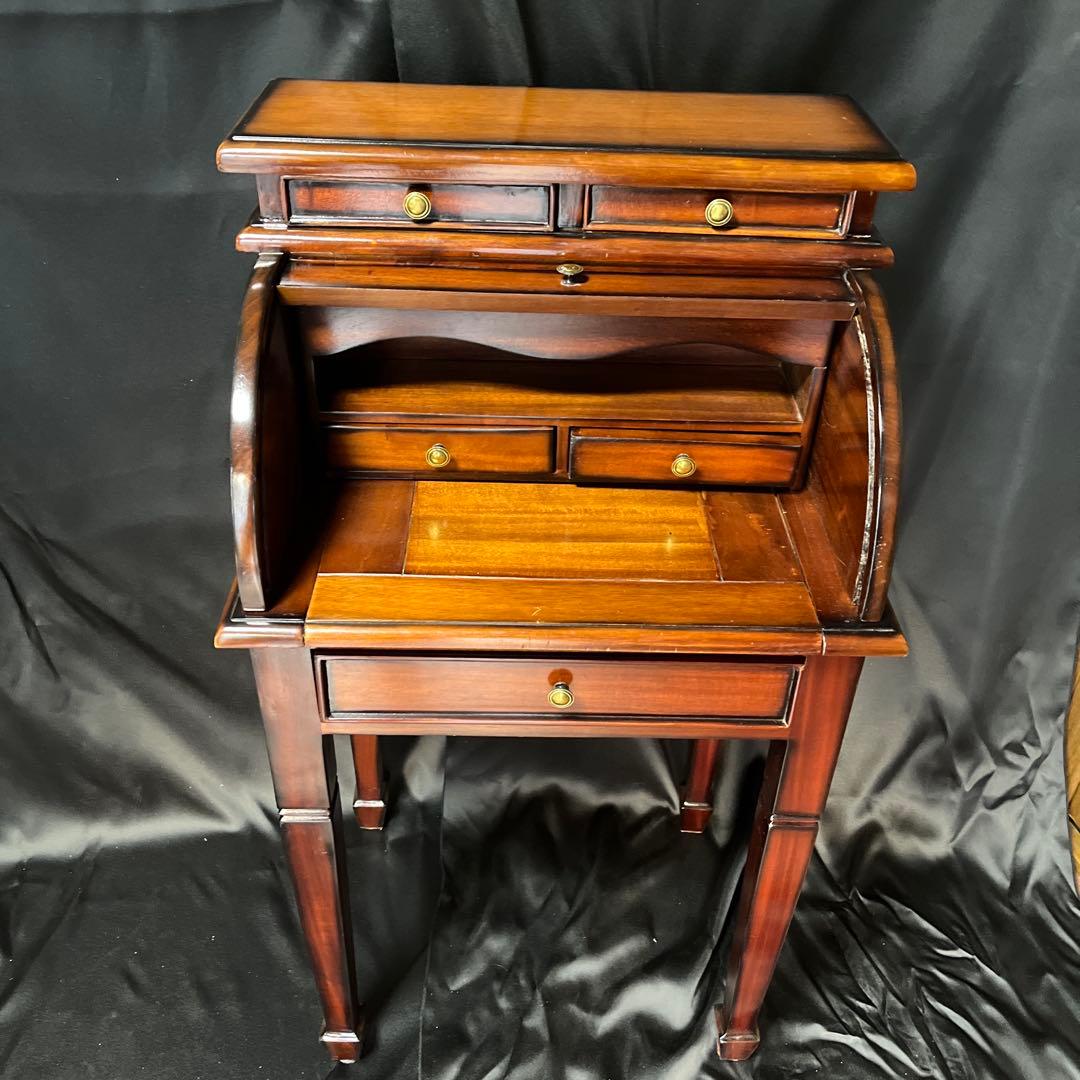 木製ロールトップライティングデスク