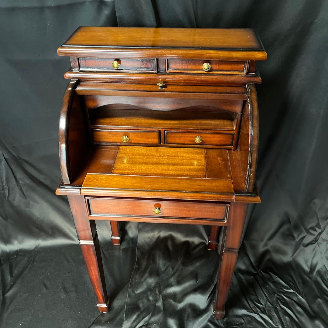 木製ロールトップライティングデスク