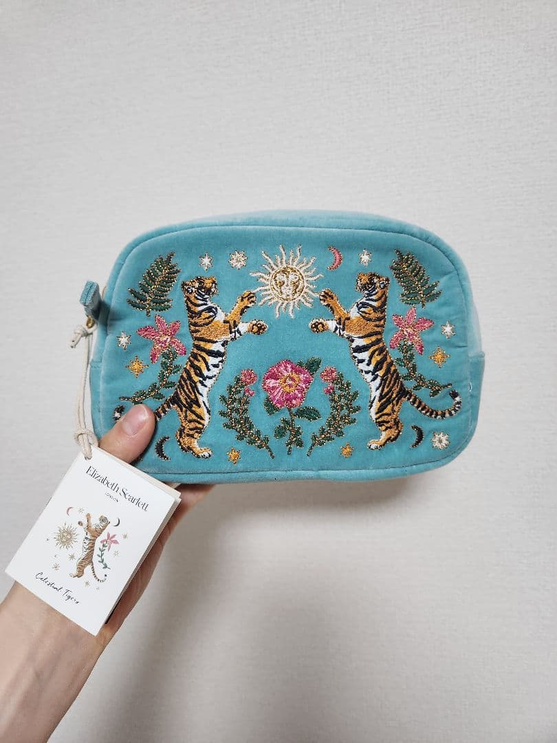 【公式売り切れ】Elizabeth Scarlett ポーチ タイガー