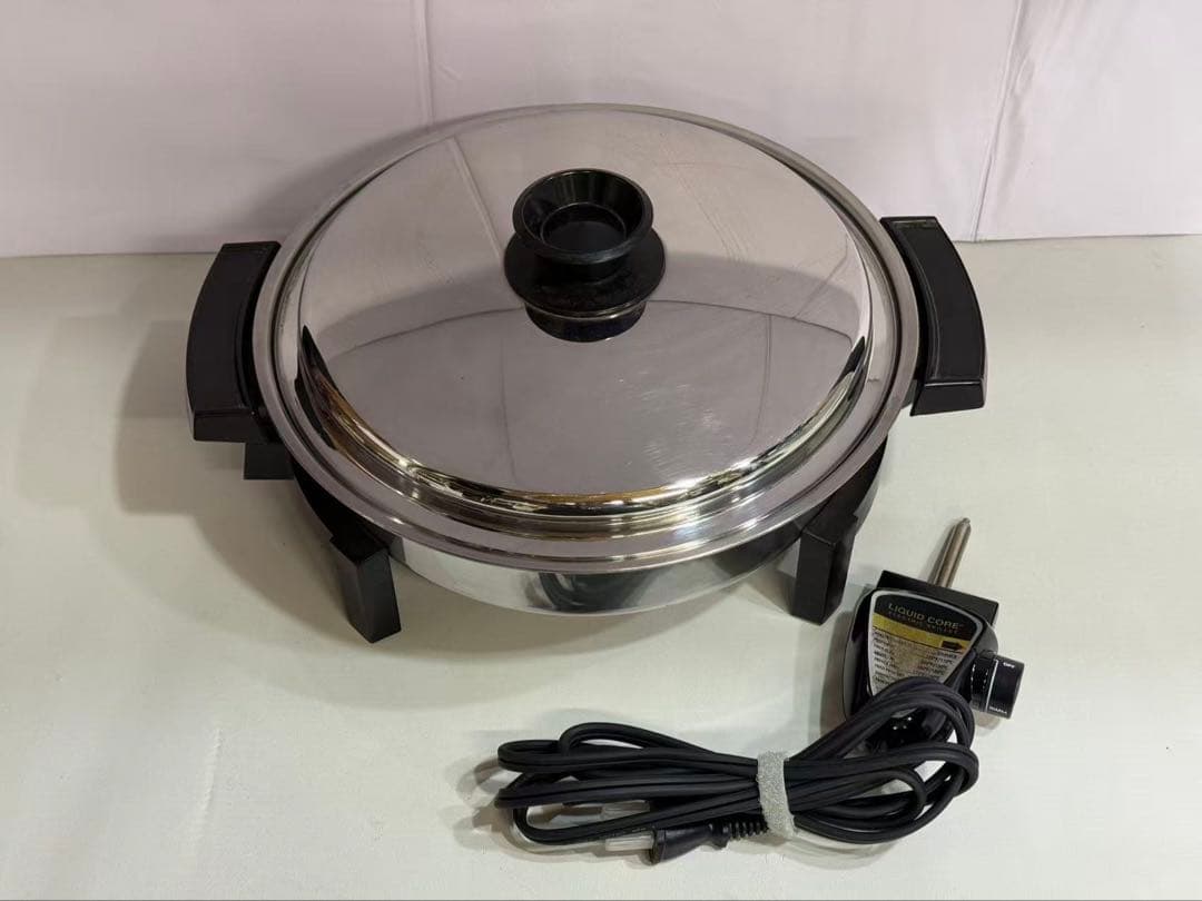 ロイヤルクイーン 電気フライパン LIQUID CORE 電気鍋　動作OK