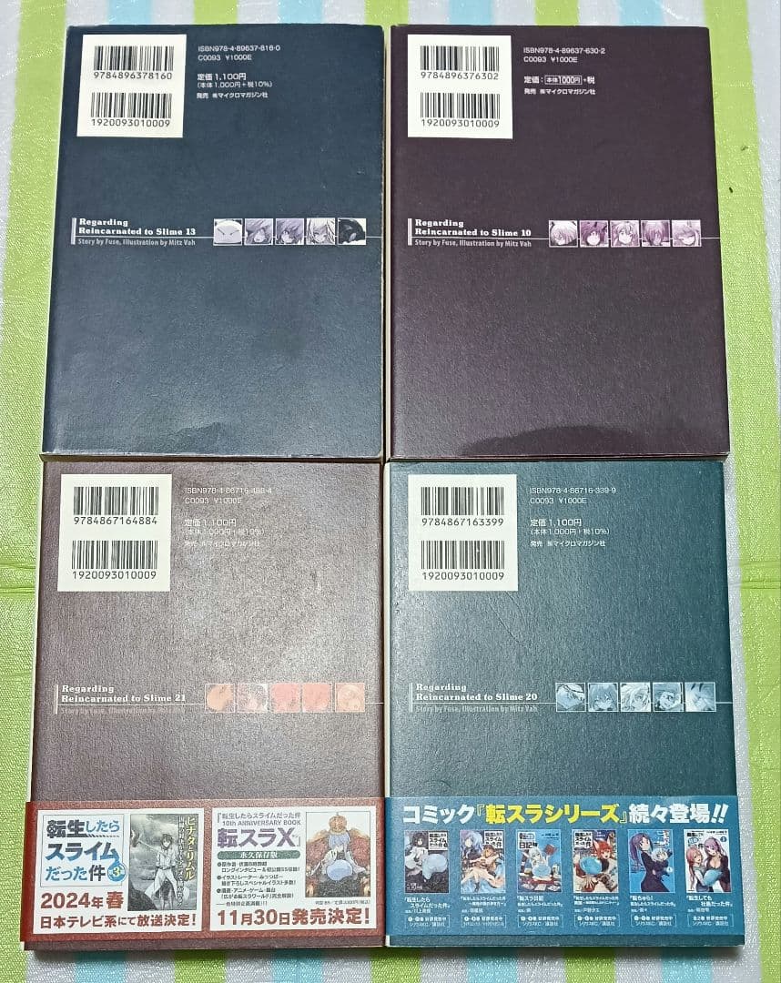転生したらスライムだった件 全巻全23巻（8.5巻13.5巻含＋番外編計26冊①