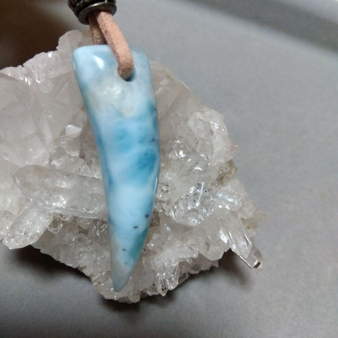 天然石ラリマー牙 ペンダント♡