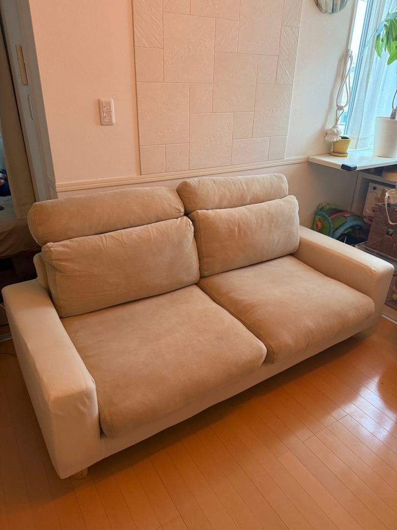 【mさん専用】無印良品 ソファ 2.5シーター ワイドアーム ダウンフェザー