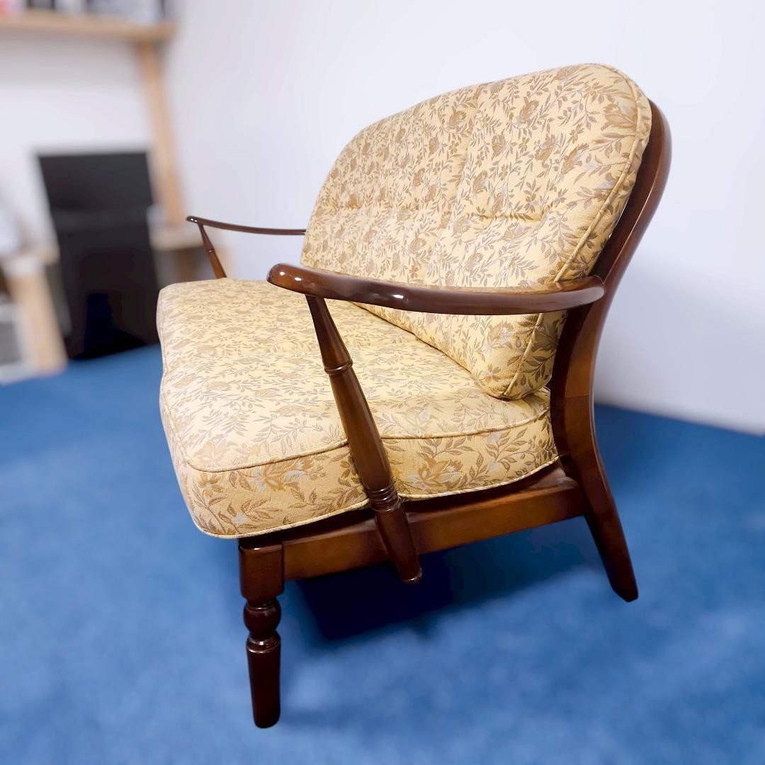 【美品】karimoku カリモク家具 コロニアルソファ　3人掛け 高級家具