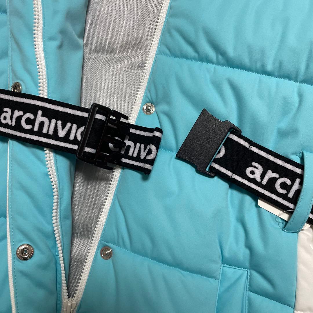 最終お値下げ！新品 アルチビオ 中綿ベストワンピース 36