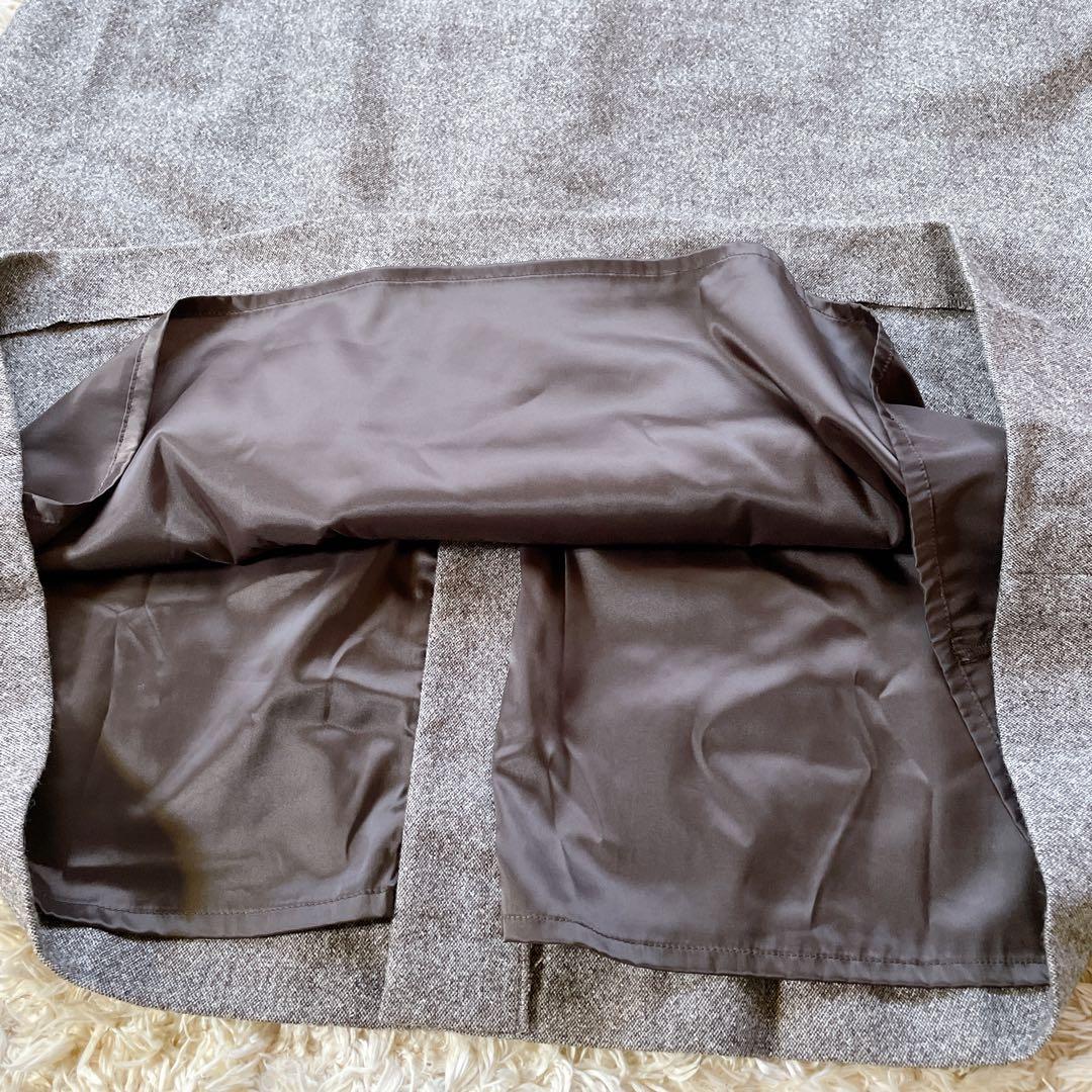 【美品】23区 大きいサイズ シルクネップツイード ジャンパースカート　4L