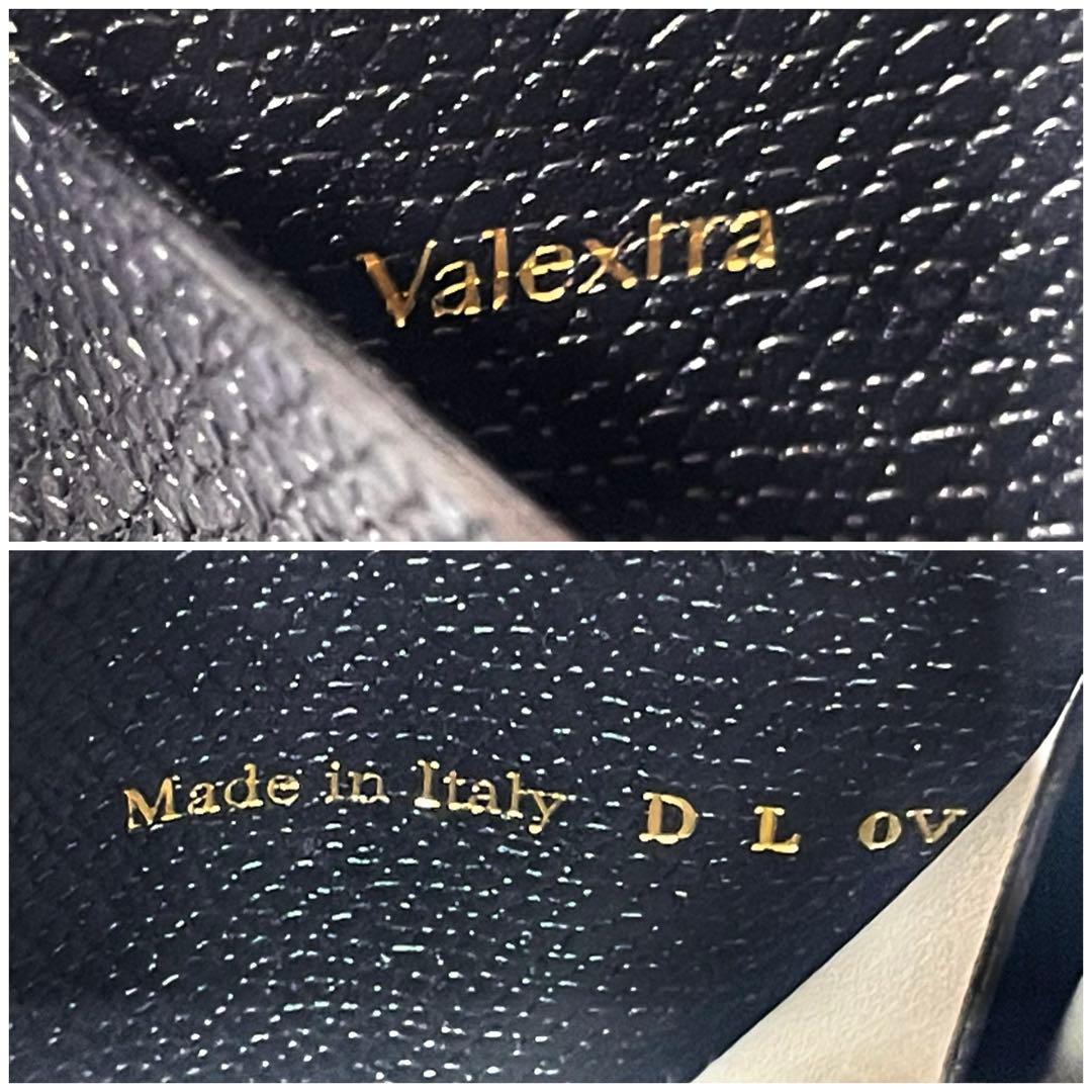 【早い者勝ち！】Valextra ヴァレクストラ　ジップキーホルダー　ブラック系