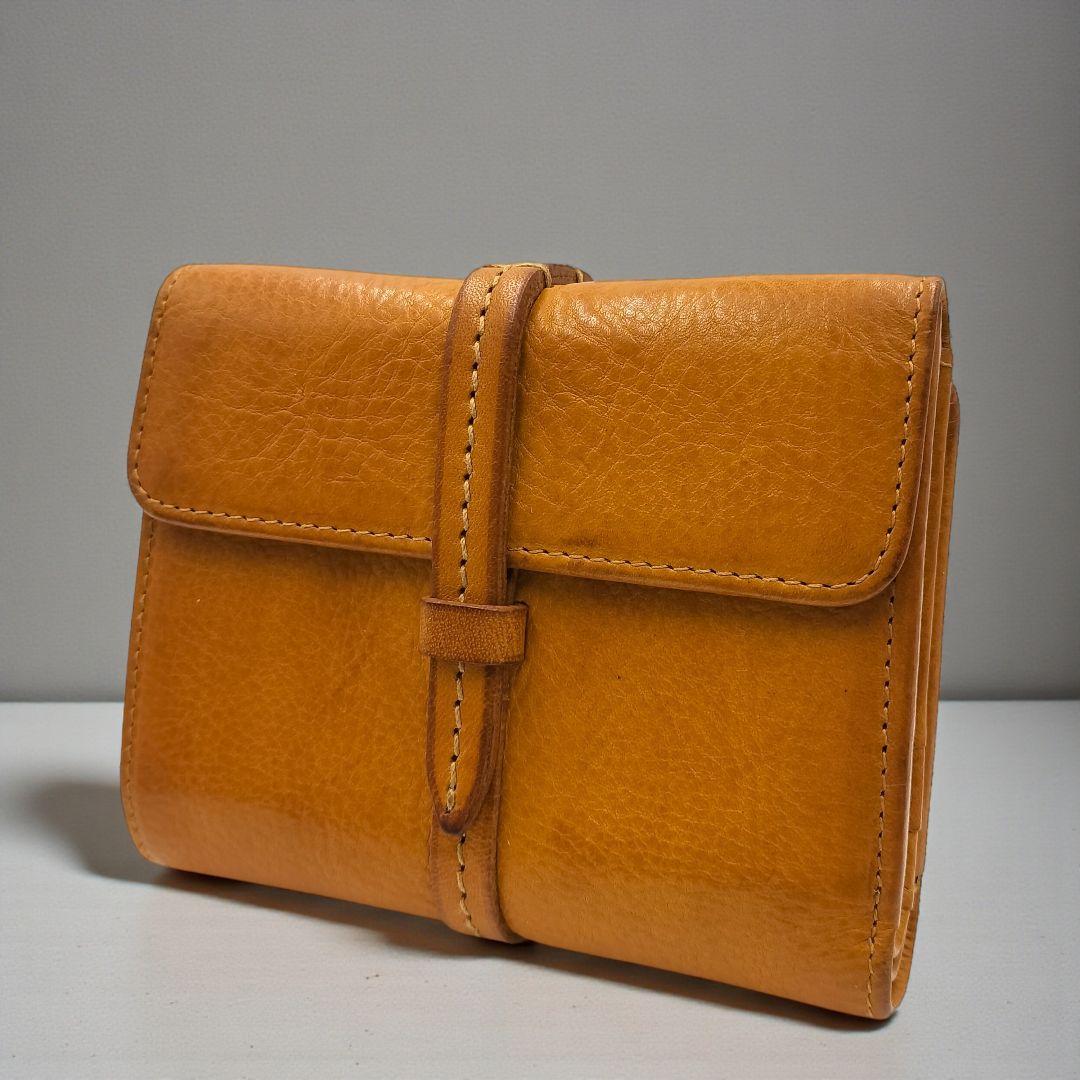 未使用級　ゲンテン　トスカ　二つ折り財布　コンパクトウォレット　小銭入れ　札入れ