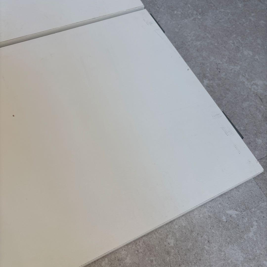 突っ張りシェルフ　幅90x奥行40cm用　追加棚　アイボリー　②