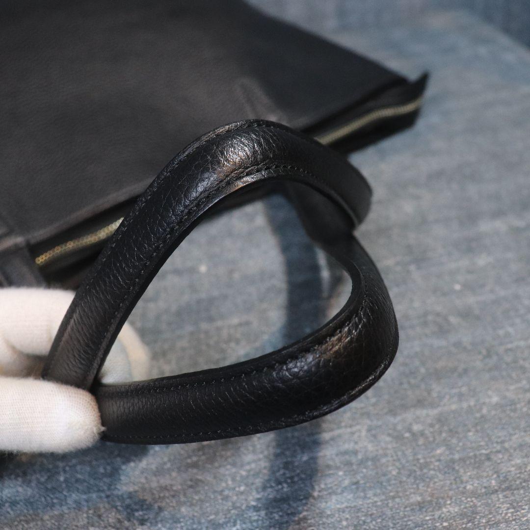 HERGOPOCH A4可 2way レザー トートバッグ ビジネス ブラック