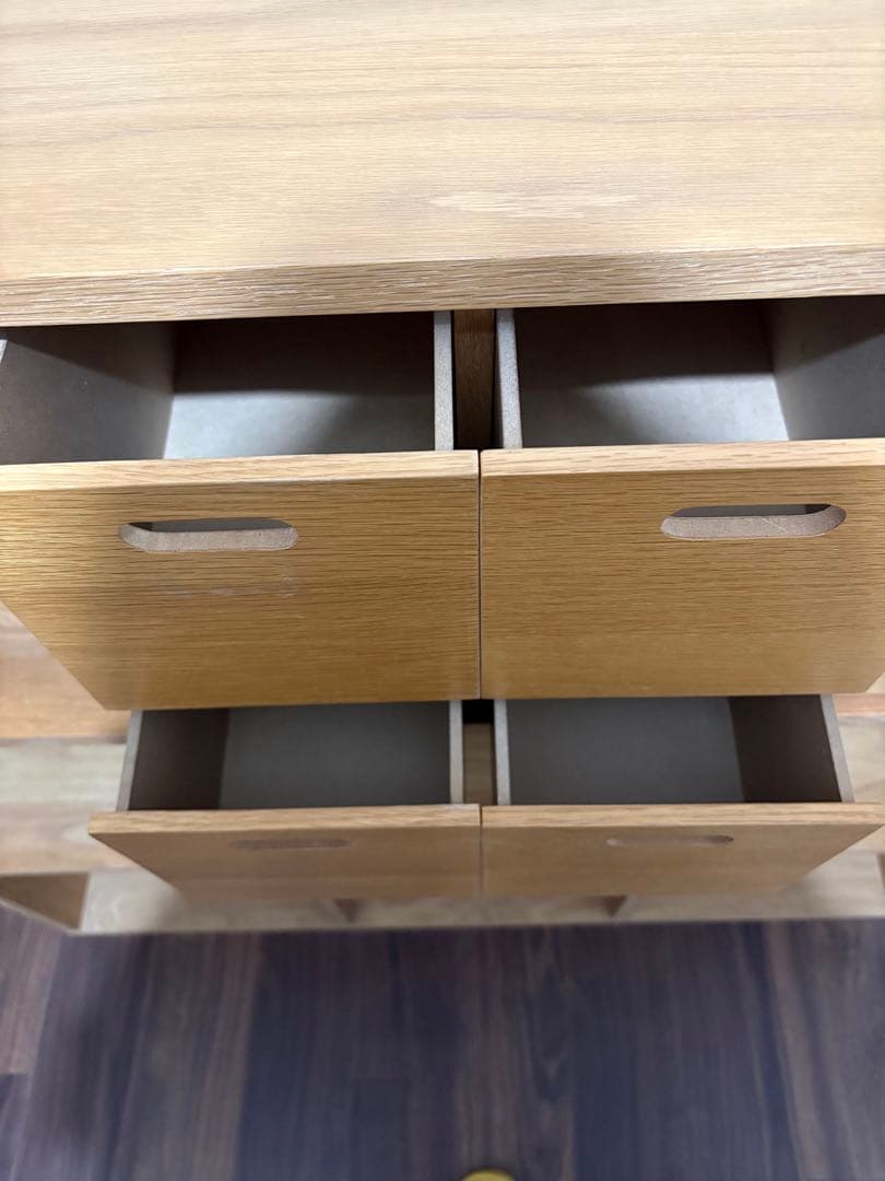 【無印良品】スタッキングシェルフ 3段×3列 オーク材