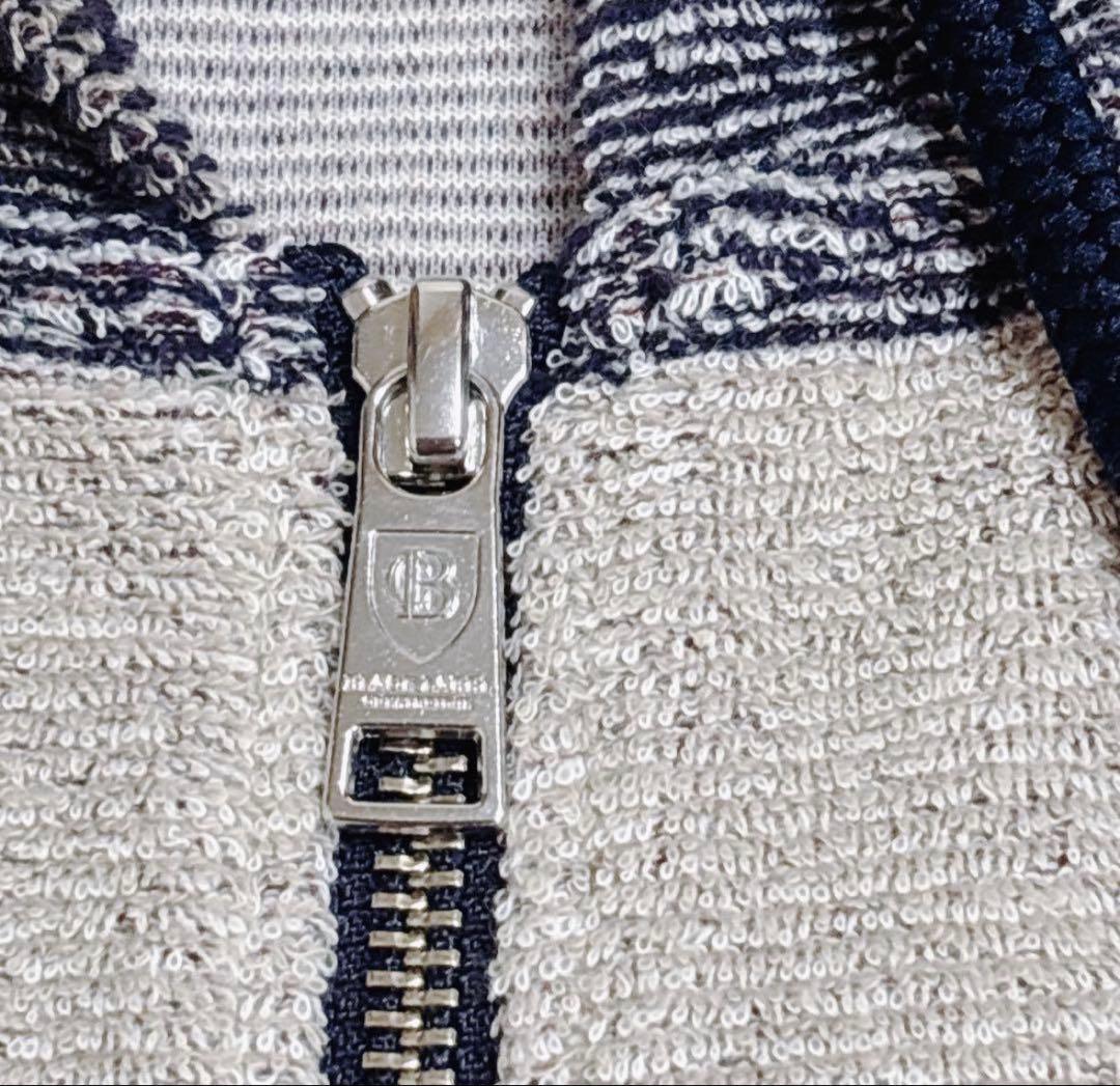 BLACKLABEL CRESTBRIDGE 毛混ボアパーカー チェック　LL