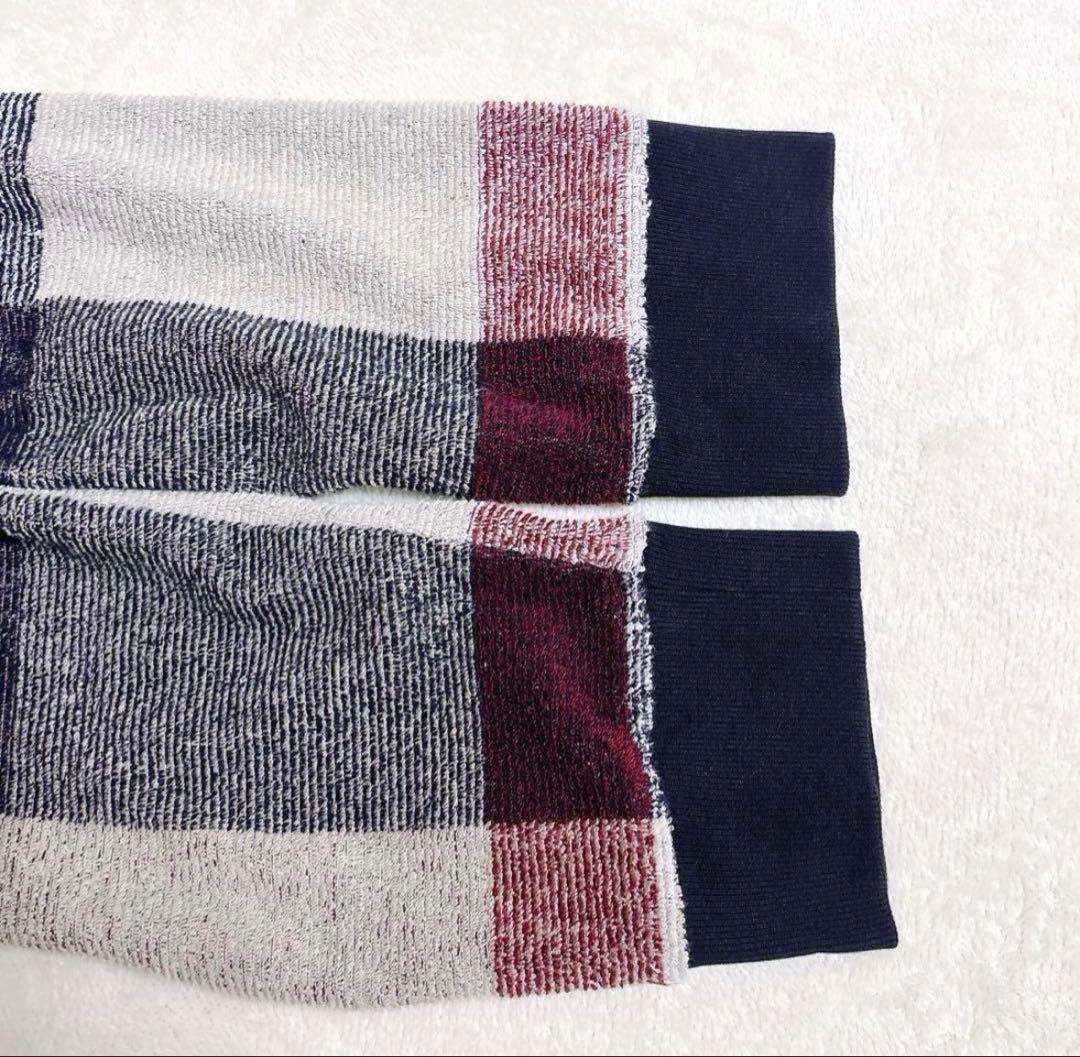 BLACKLABEL CRESTBRIDGE 毛混ボアパーカー チェック　LL