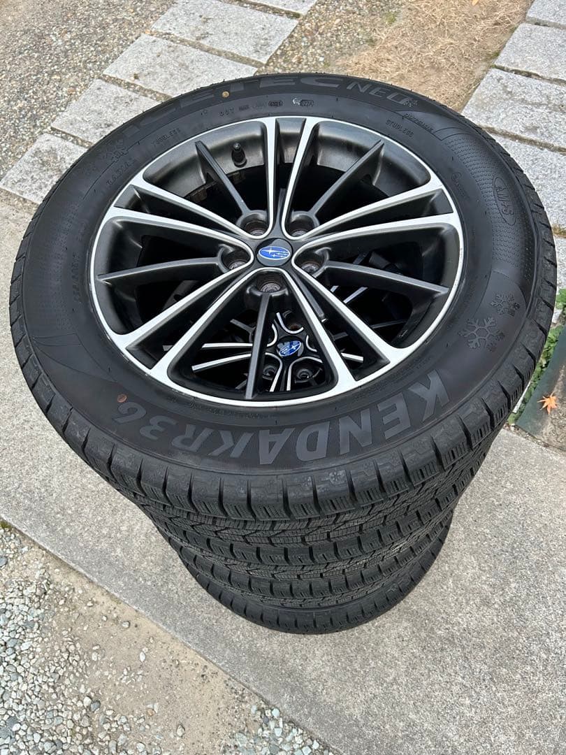 BRZ純正17インチホイール＋KENDA KRスタッドレス 225/60R17