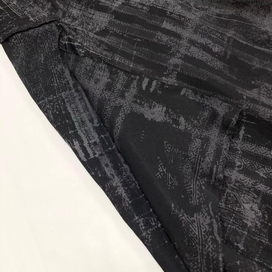 mimimaroY's ワイズ 総柄プリント ロングスカート 黒2
