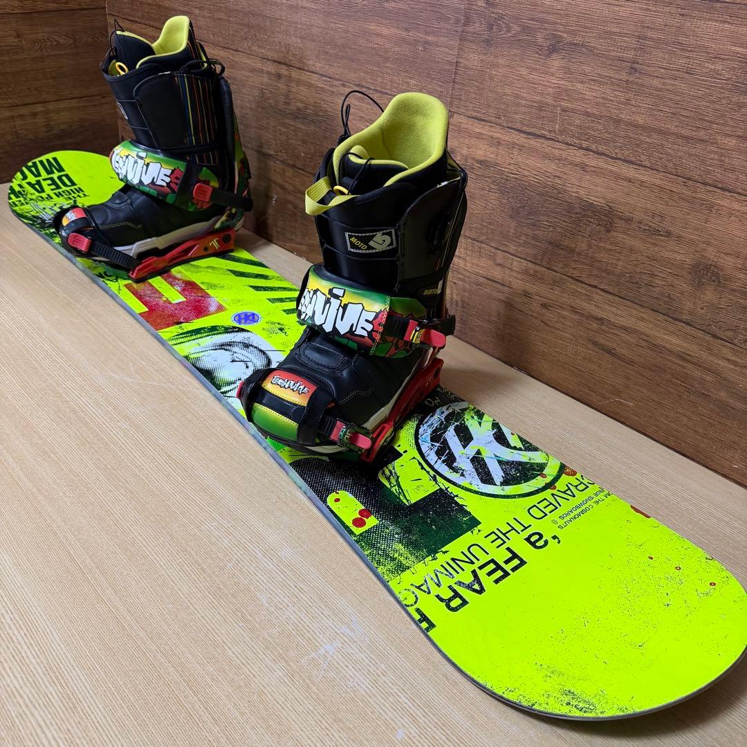 RIDE ライド　メンズスノーボード　3点セット　151cm メンテナンス済み