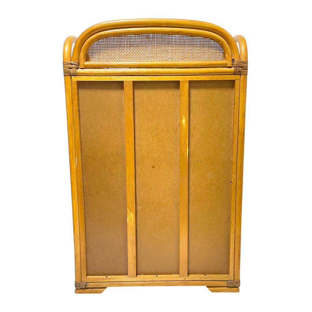 【週末セール】 籐 ラタン チェスト 5段 引出し6杯 収納家具　ビンテージ