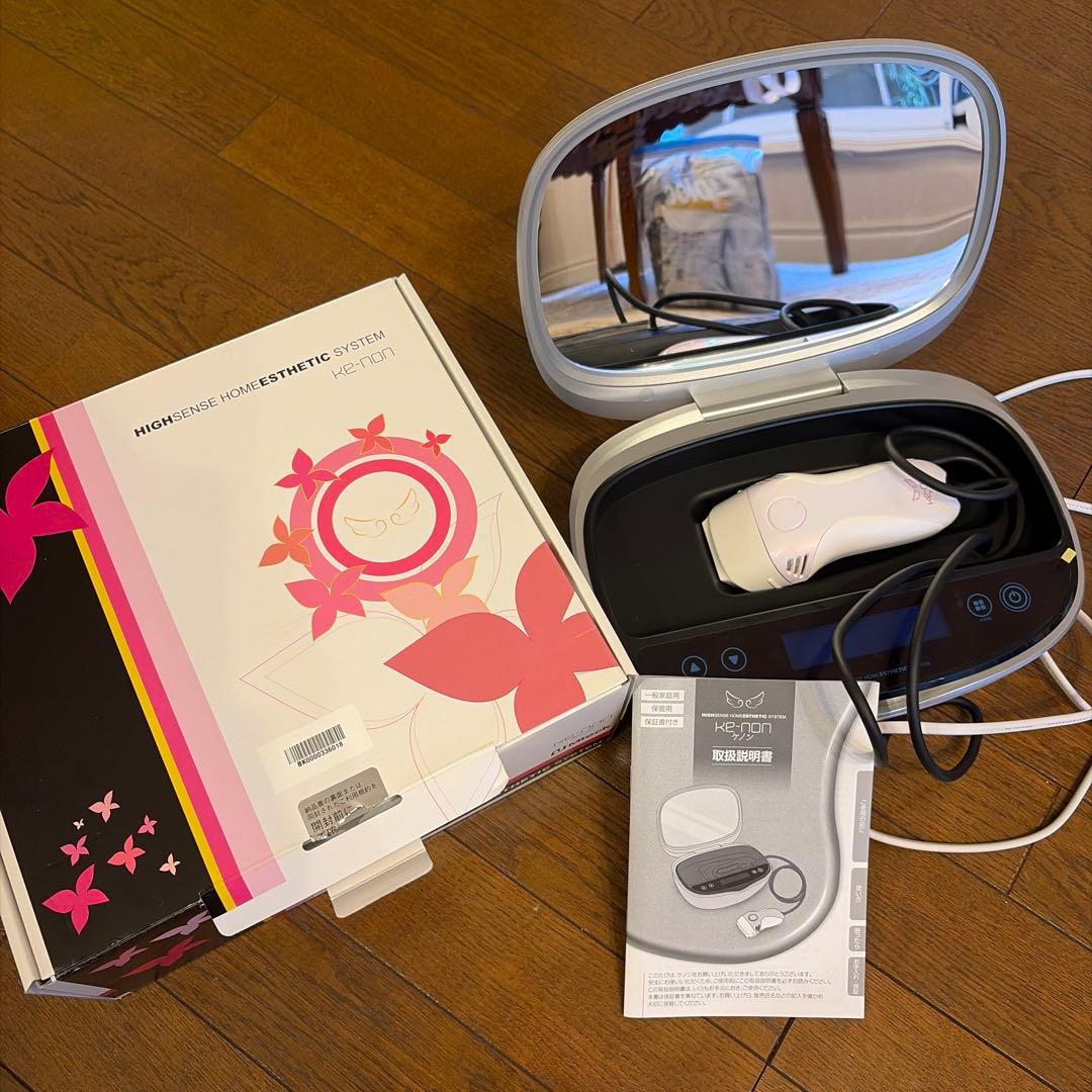 【送料込】ケノン kenon 家庭用脱毛器 ホワイト