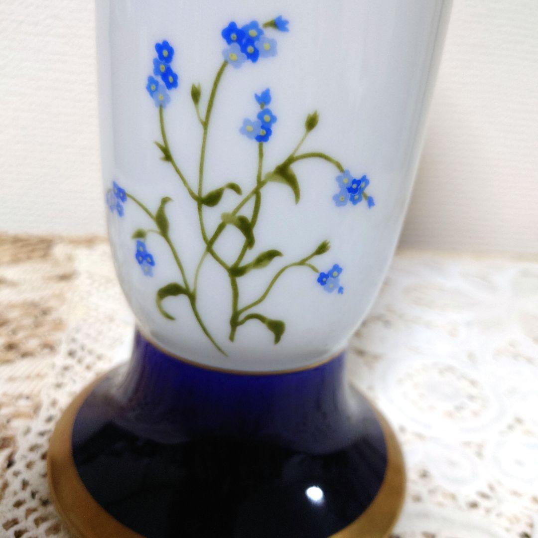 有田焼　花瓶　深川製磁　君島一郎デザイン花文花瓶