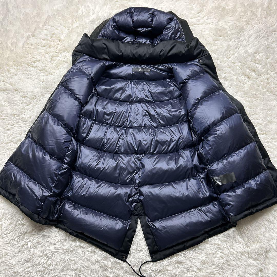 未使用級　人気完売　ユニクロ　プラスジェイ　ダウンショートコート　ブラック　L