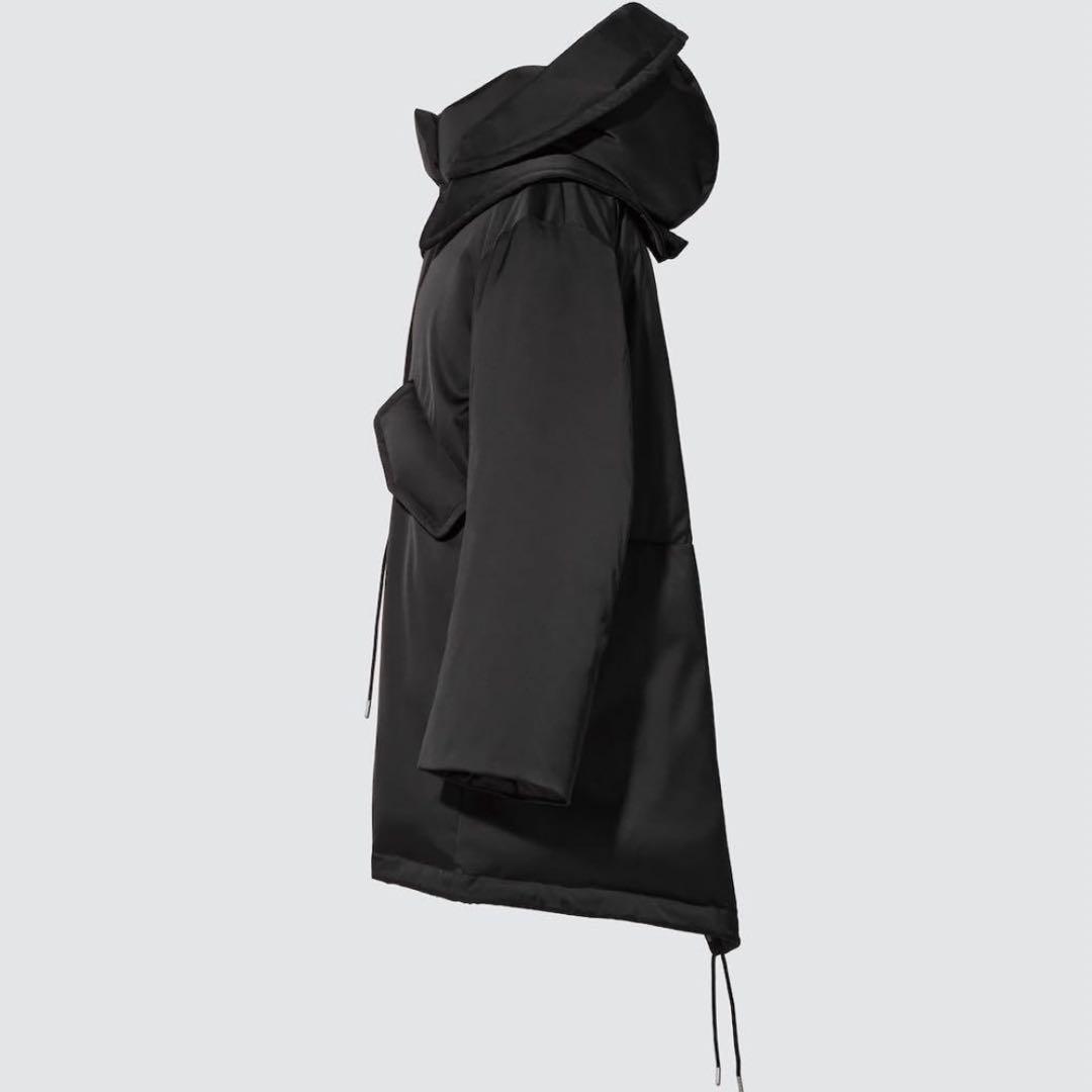 未使用級　人気完売　ユニクロ　プラスジェイ　ダウンショートコート　ブラック　L