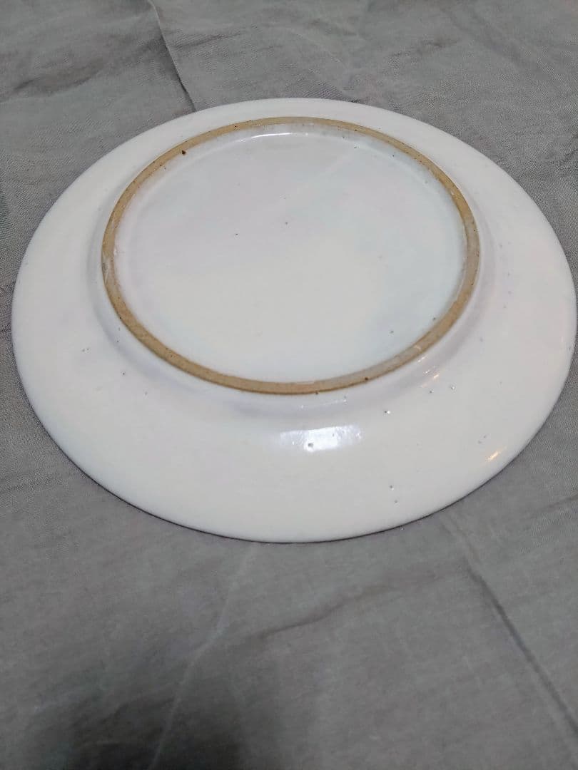 郡司庸久　郡司製陶所　リム皿　27cm　白　益子焼　作家もの