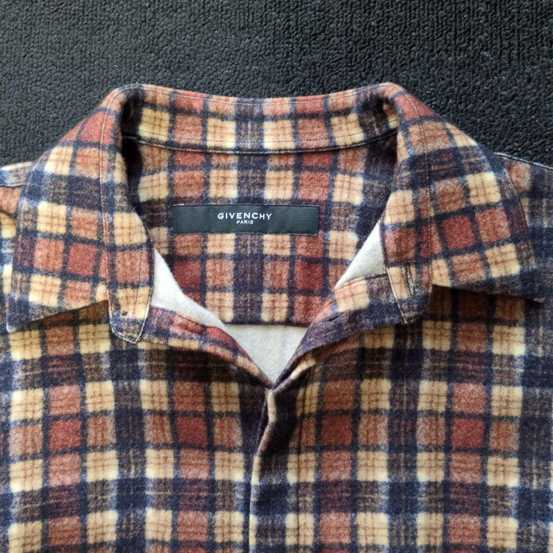 GIVENCHY チェック柄 長袖シャツ