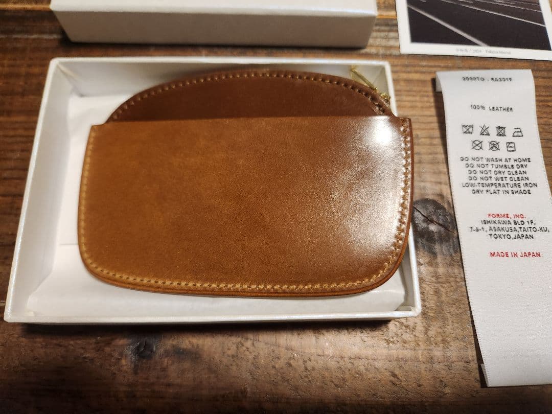 forme Coin purse Cordovan cigar 新品未使用