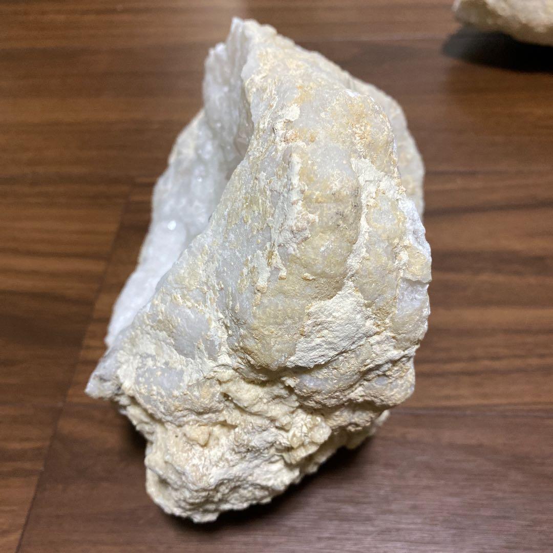 水晶　ジオード　ハーフ