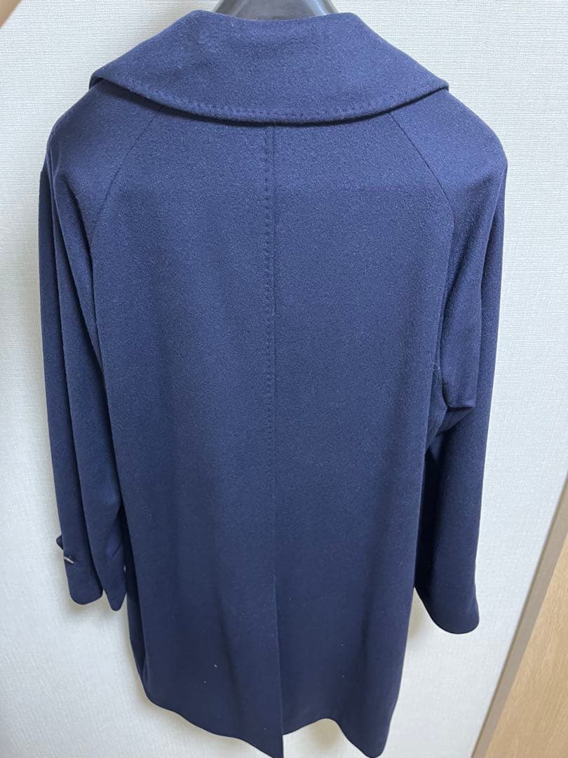 EDIFICE ネイビー オーバーサイズ チェスターコート