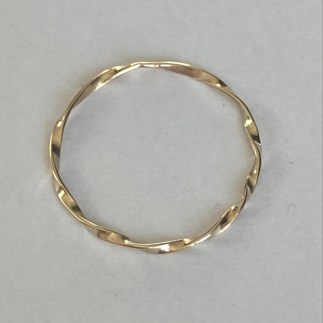 K10 10金　17号　リング　8