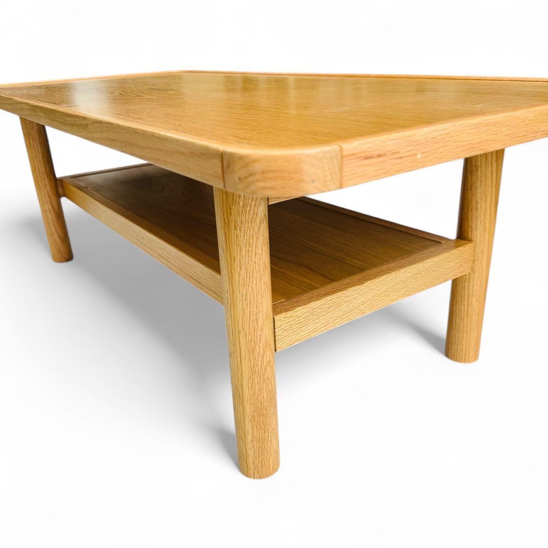 関家具 ホルン リビングテーブル センターテーブル オーク 110cm 天然木