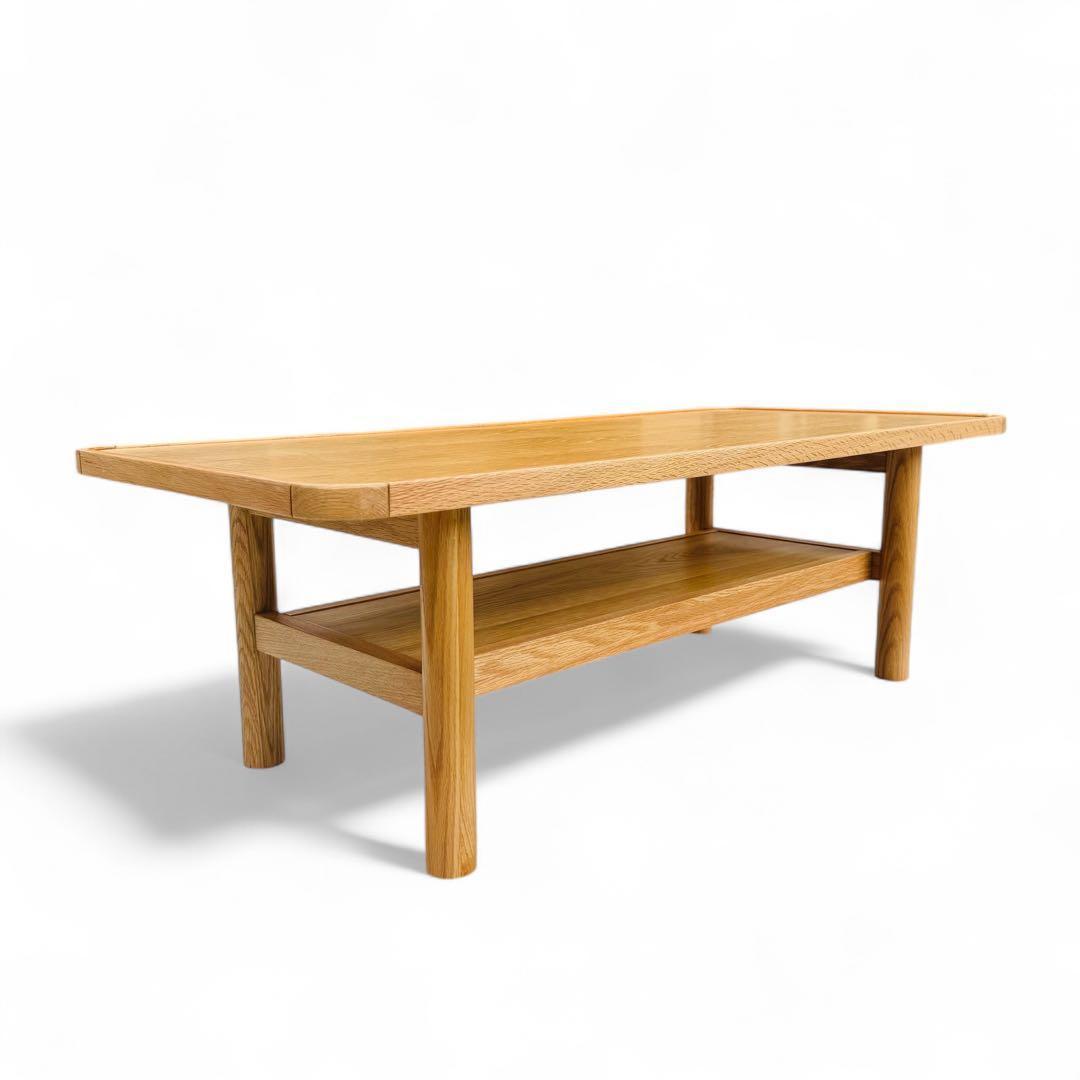 関家具 ホルン リビングテーブル センターテーブル オーク 110cm 天然木