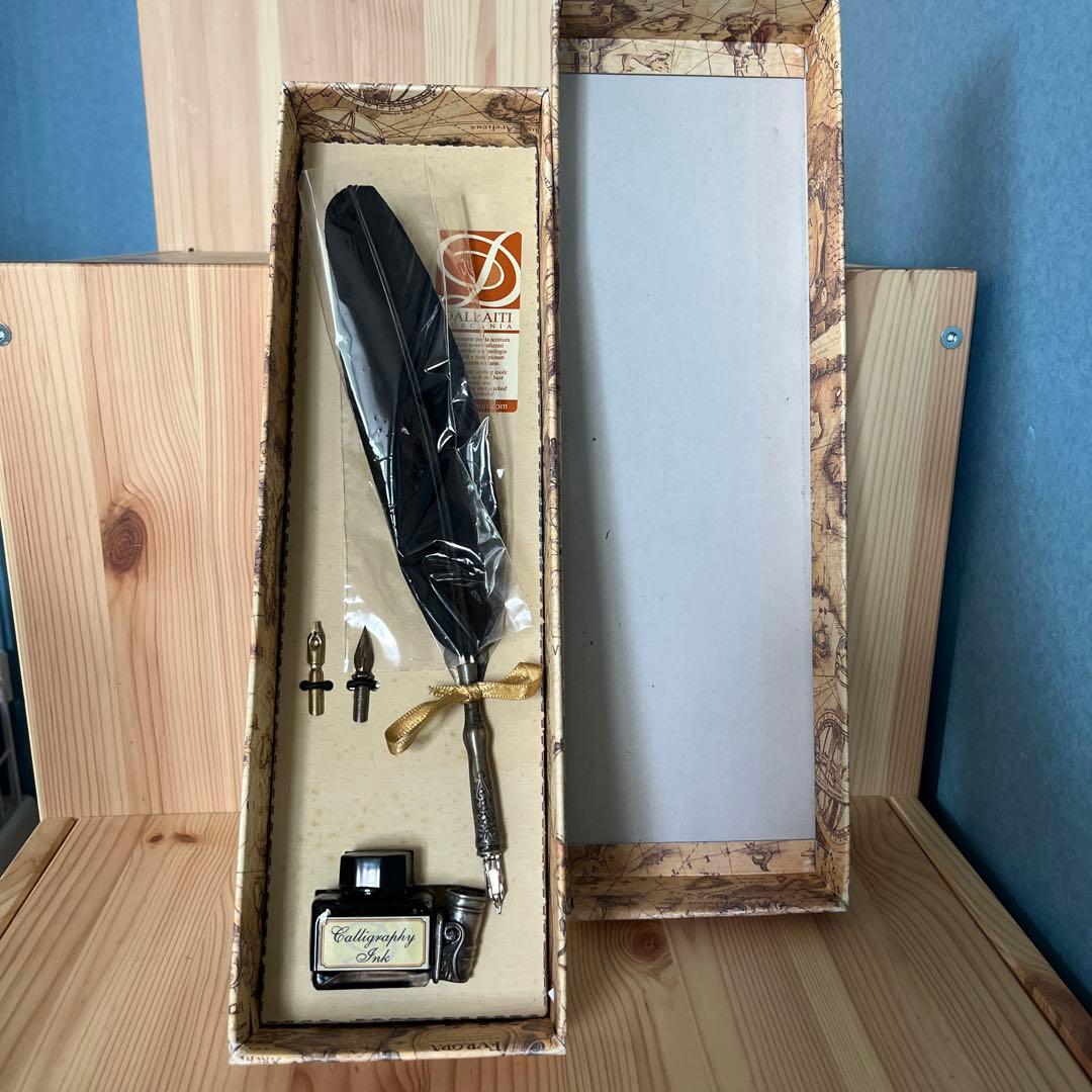 ダライッティ　羽根ペン　イタリア製