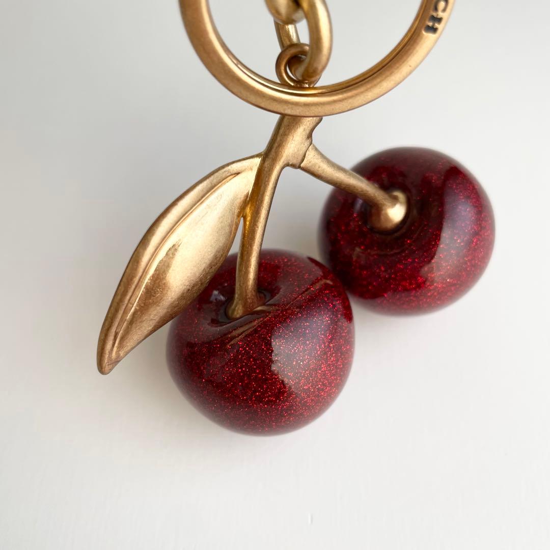 コーチ COACH バッグチャーム さくらんぼ キーホルダー 完売品