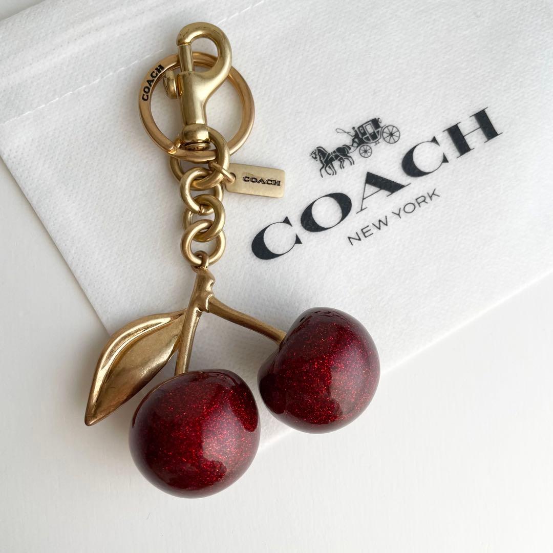 コーチ COACH バッグチャーム さくらんぼ キーホルダー 完売品