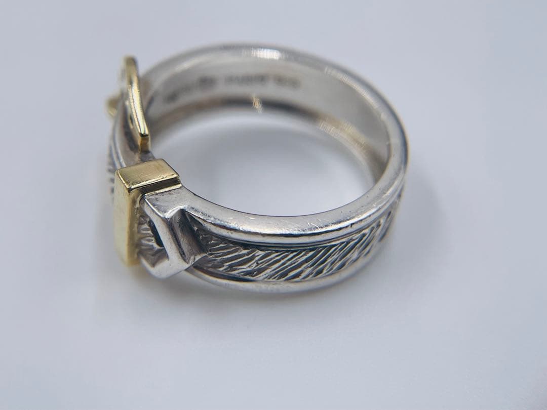 HERMÈS エルメス ホースシュー ベルト コンビ リング 13号