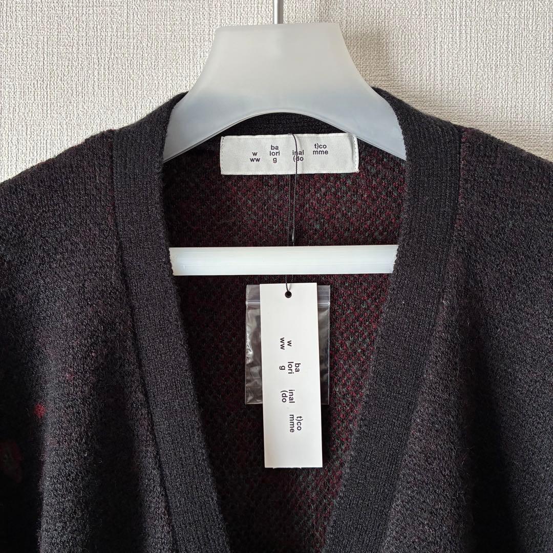 BAL バル JACQUARD WOOL CARDIGAN カーディガン