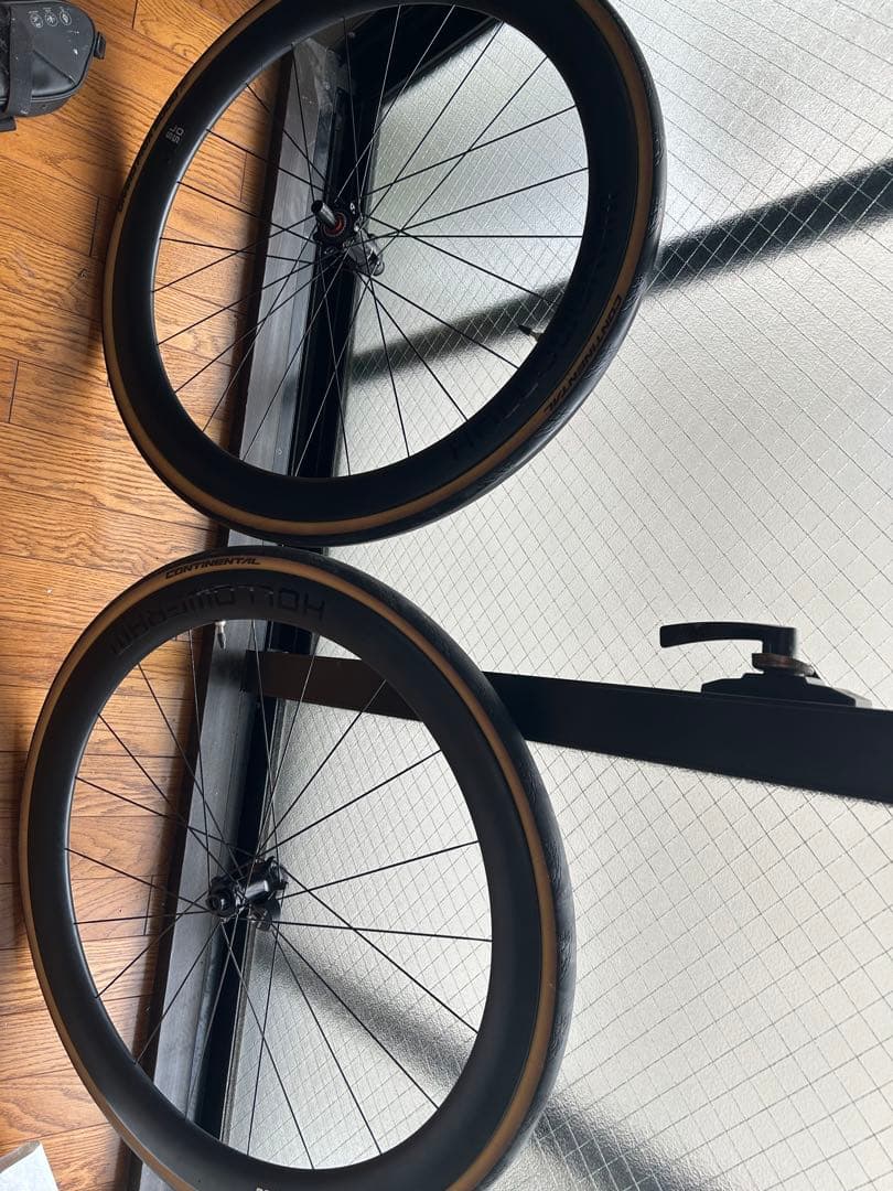 美品 Hollowgram RSL 50 カーボンホイール 前後セット