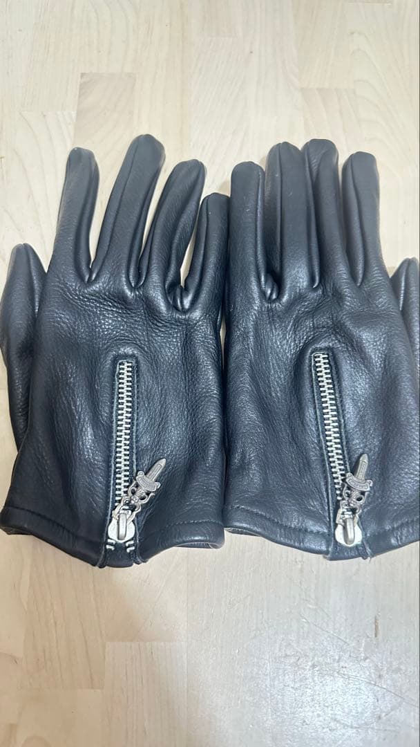 CHROME HEARTS クロムハーツ ダガージップ グローブ レザー手袋