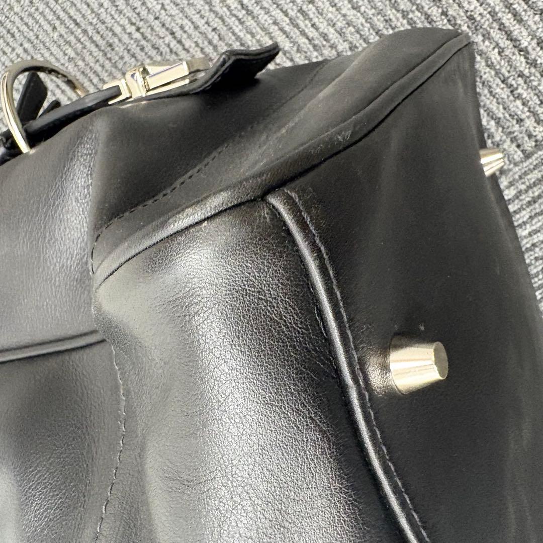 美品　コーチ　COACH F05404 ボストンバッグ　鍵付き　大容量　レザー