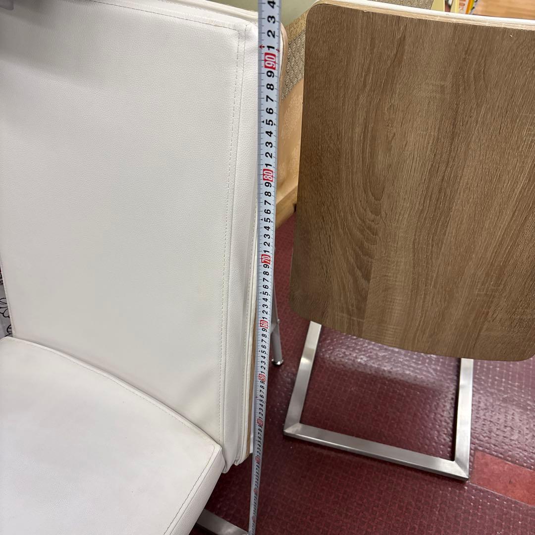 ニトリ　ダイニングチェア×2脚　ホワイト