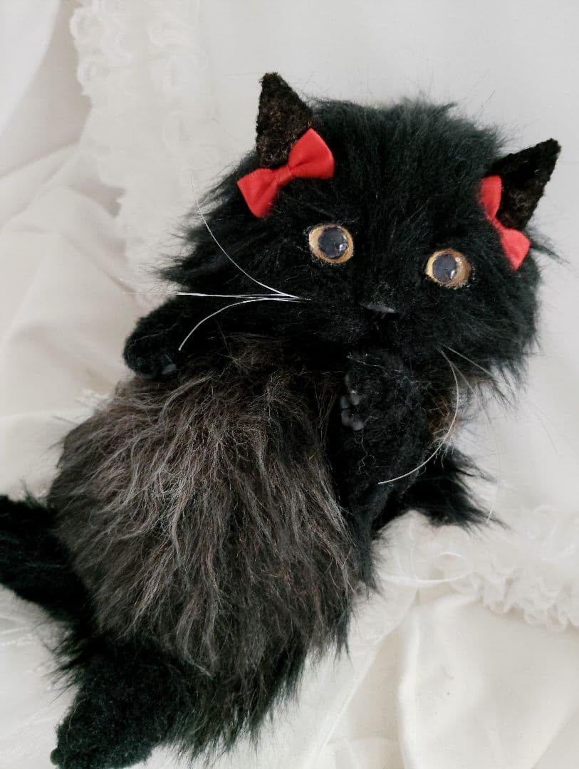 ぶーにゃんちゃん❤オーダー❤愛猫ちゃん❤お腹ぽっこり♡アートドール♡
