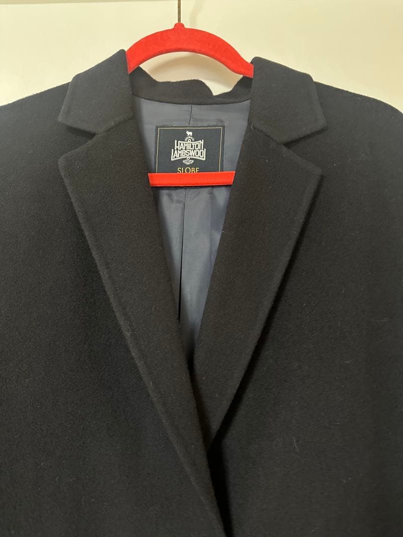 HAMILTON ダブルフェイスロングチェスターコート　SLOBE IENA