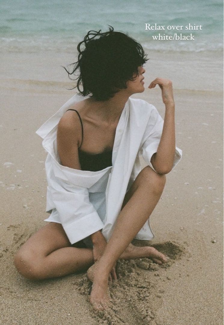 nala Relax Over Shirt ホワイト　ナラ　シャツ