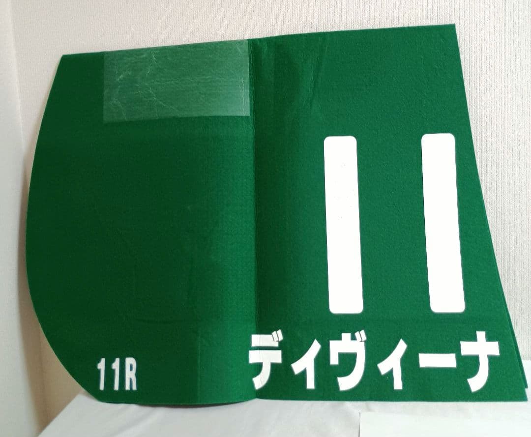 新潟競馬場　実使用ゼッケン　ディゥ゙ィーナ　11