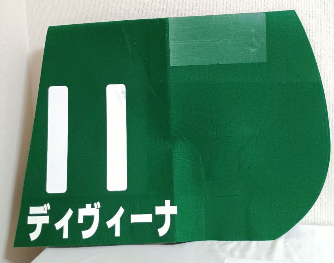 新潟競馬場　実使用ゼッケン　ディゥ゙ィーナ　11