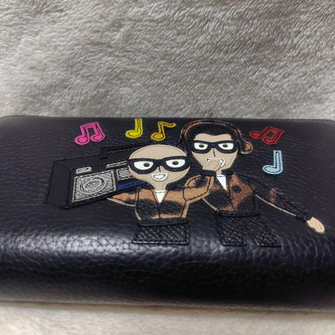 希少 Dolce&Gabbana ドルガバ 長財布 ブラック dgfamily