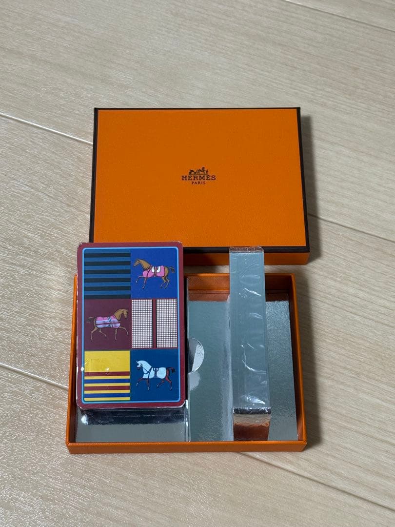 エルメス　トランプ馬柄